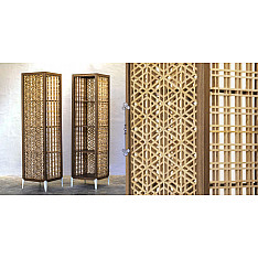 Kashmiri Pinjra Kari . Minar Book Shelve { Single Unit }  - 3